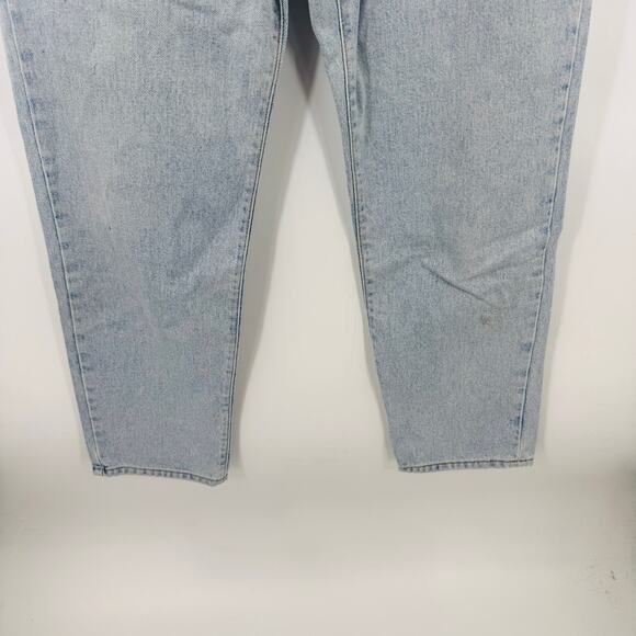 Vintage Calvin Klein Jeans Made in USA 100% Cotton High Rise Tapered Size 14 - Picture 8 of 12